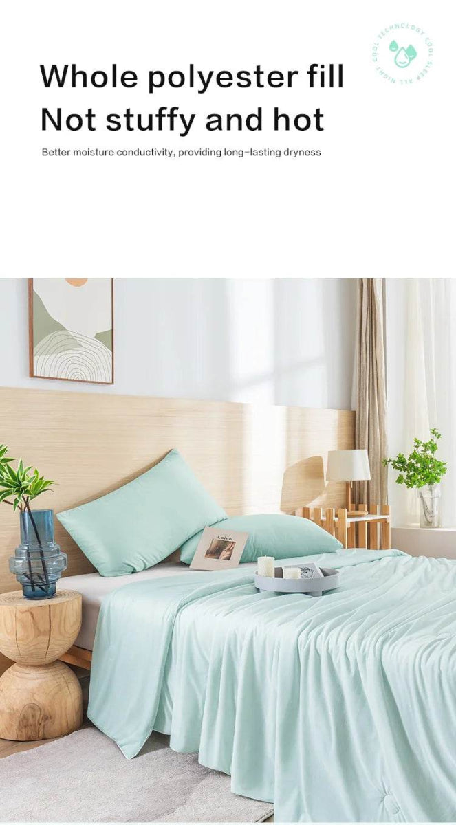 Lightweight Cooling Summer Blanket With Double-Sided Fabric - Sleep Galleria