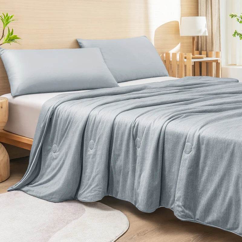 Lightweight Cooling Summer Blanket With Double-Sided Fabric - Sleep Galleria