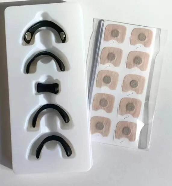 Magnetic Anti Snore Nose Clip With Strong Glue Tabs - Omega Lifestyles