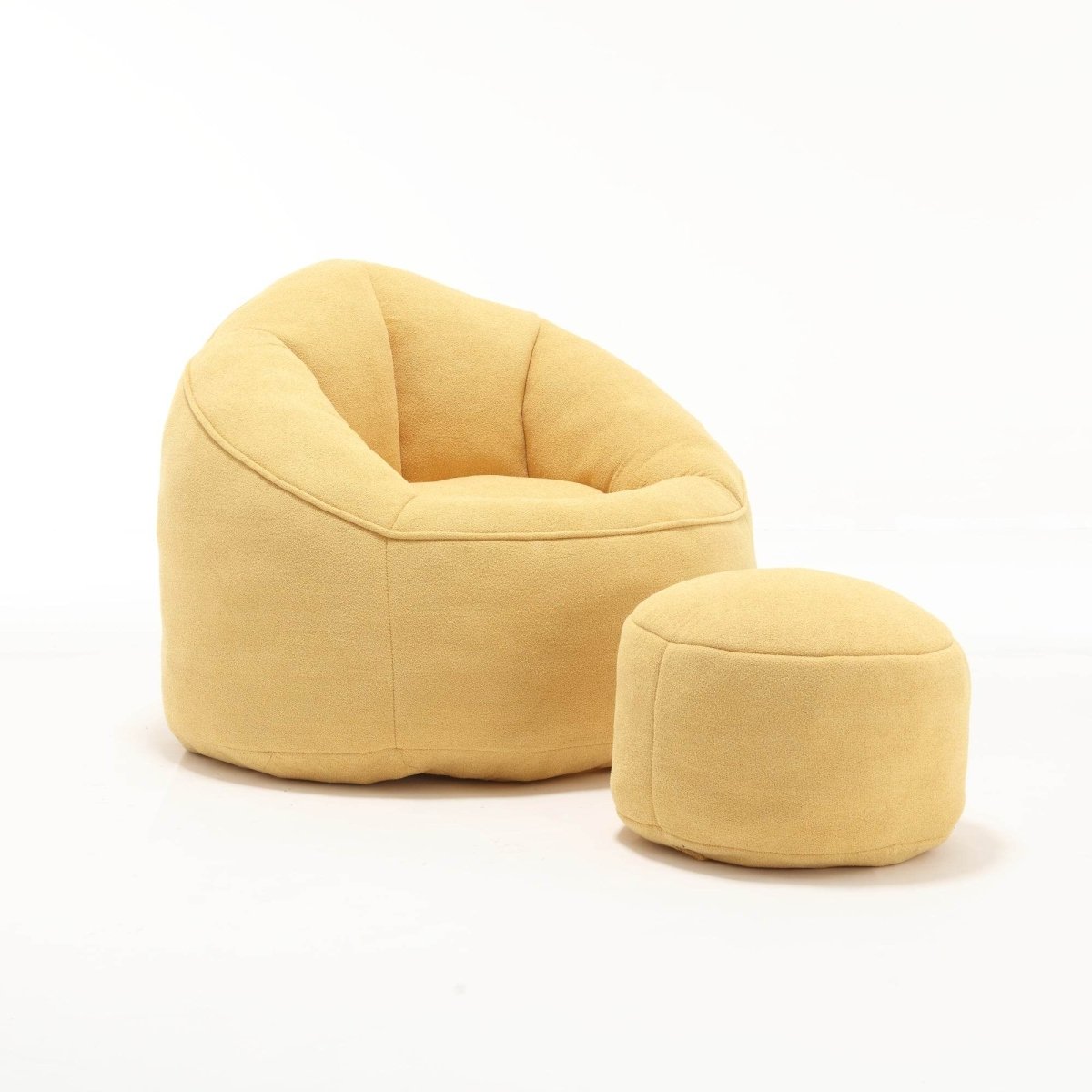 Microfiber Foam Filled Bean Bag Chair - Sleep Galleria