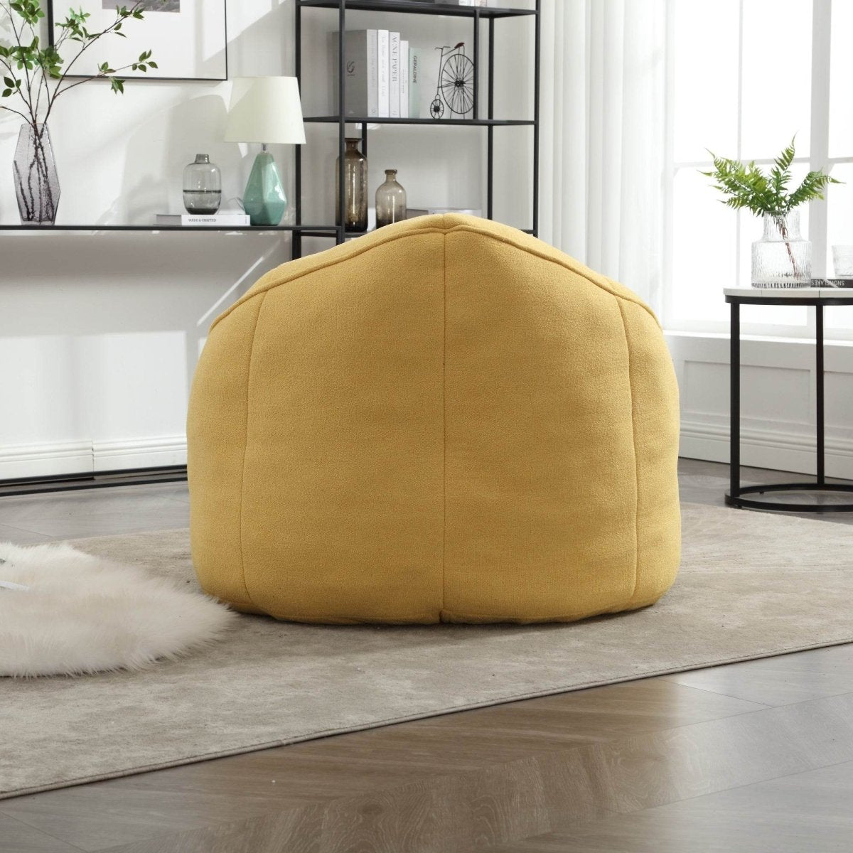 Microfiber Foam Filled Bean Bag Chair - Sleep Galleria