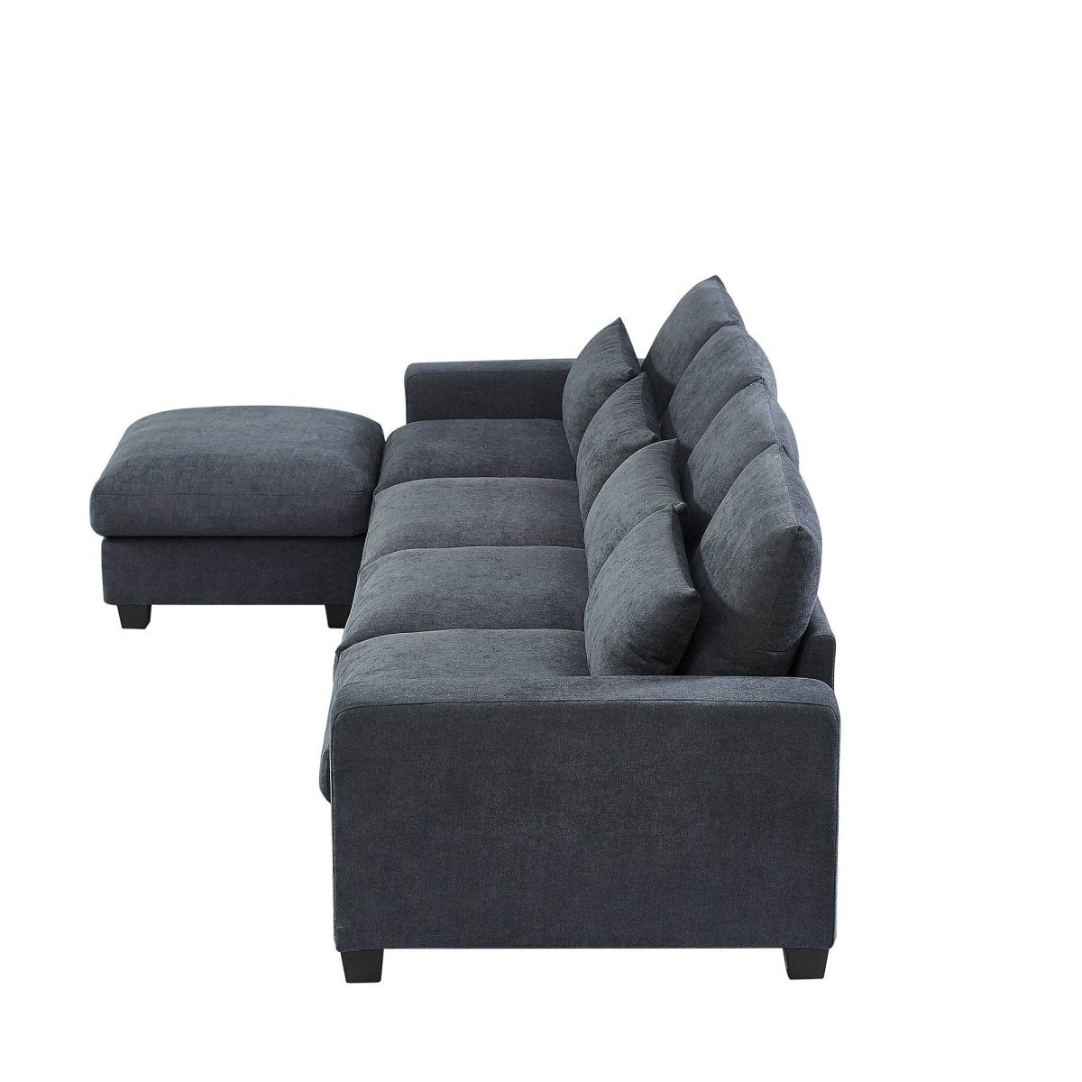 Modern Feather Filled Sectional Sofa - Sleep Galleria