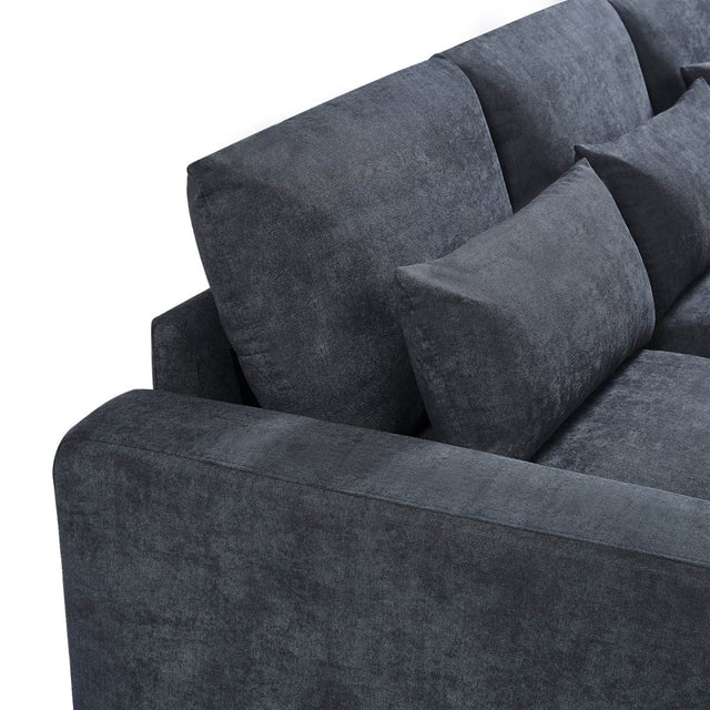 Modern Feather Filled Sectional Sofa - Omega Lifestyles