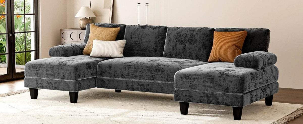 Modern U-Shaped Sectional Living Room Sofa - Omega Lifestyles