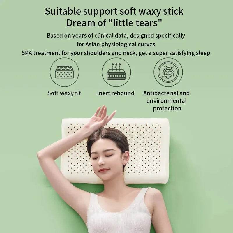 Natural Thai Latex Memory Foam Cervical Pillow - Sleep Galleria