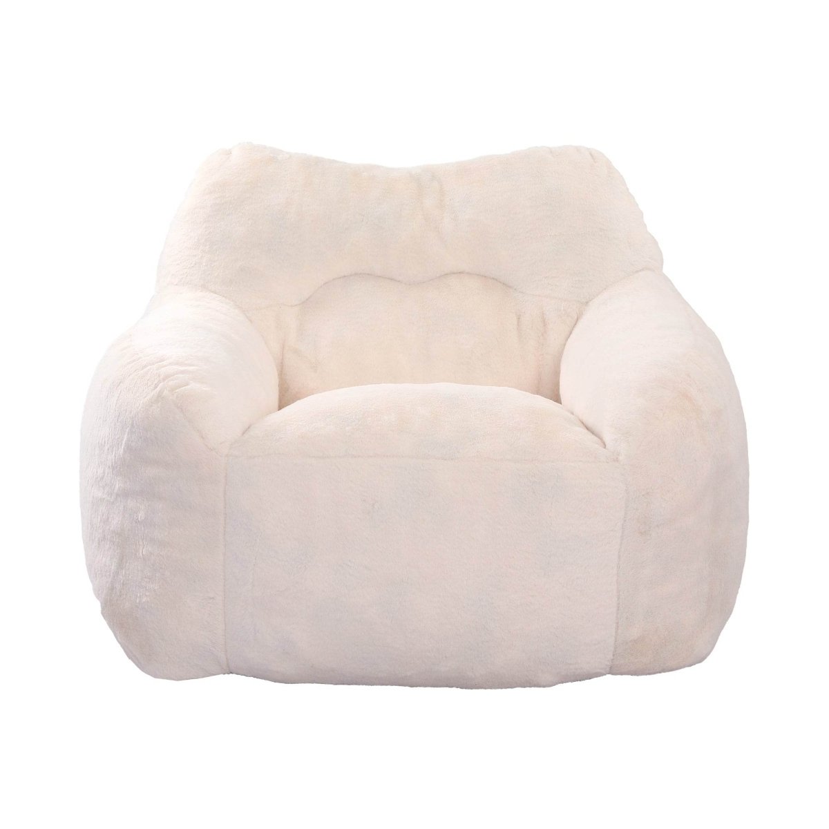 Oversized Faux Fur Foam Beanbag Chair - Sleep Galleria