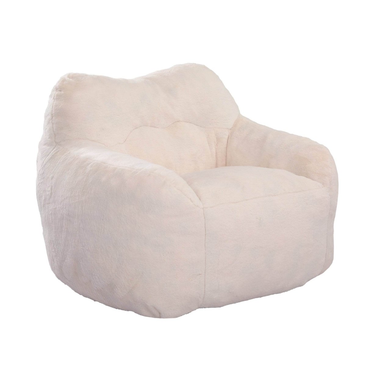 Oversized Faux Fur Foam Beanbag Chair - Sleep Galleria