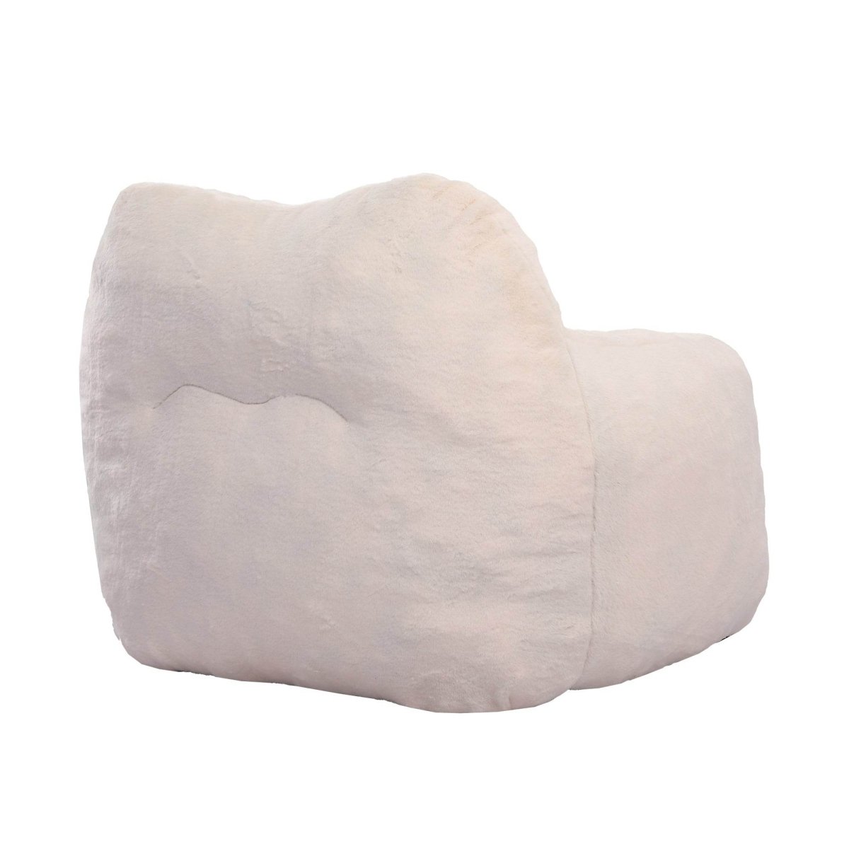 Oversized Faux Fur Foam Beanbag Chair - Sleep Galleria