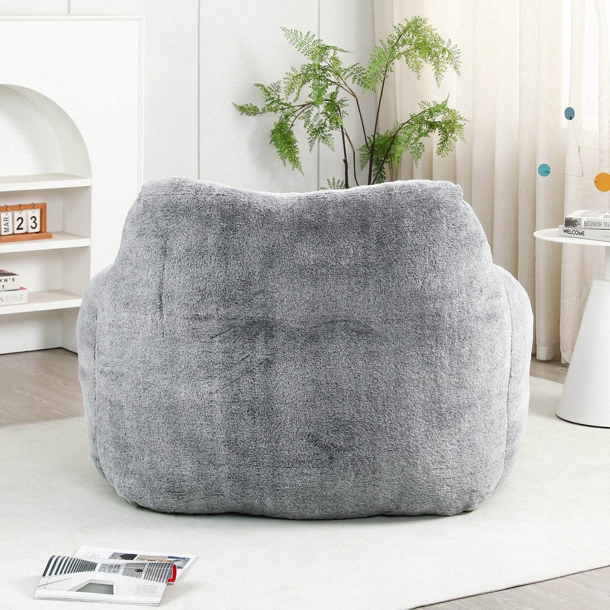 Oversized High-Density Foam Beanbag Chair - Sleep Galleria