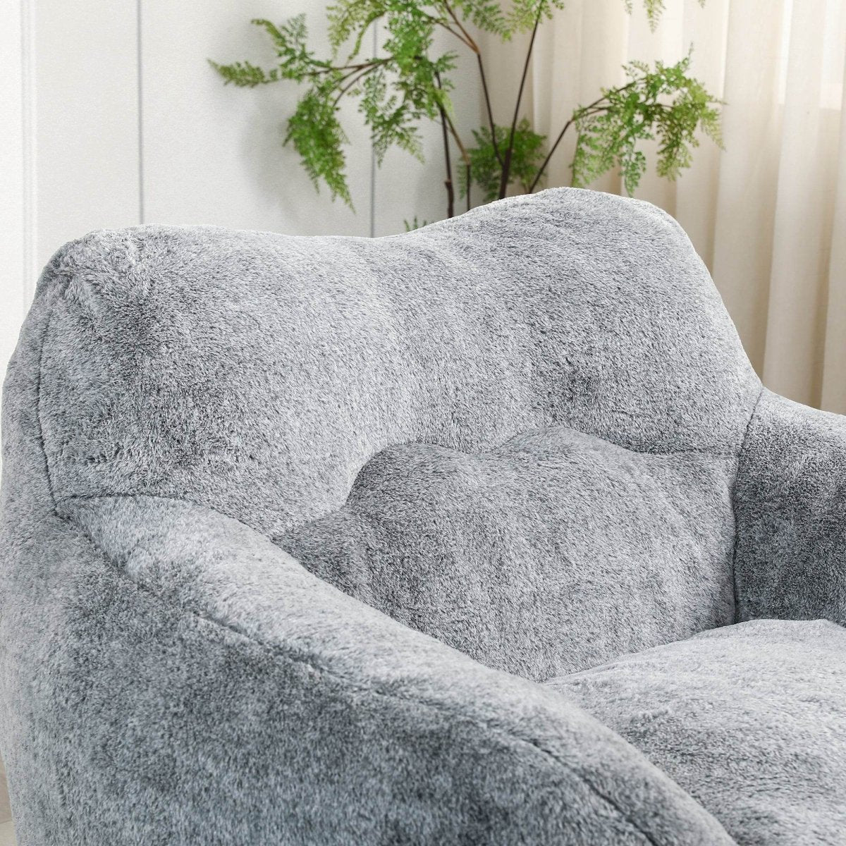 Oversized High-Density Foam Beanbag Chair - Sleep Galleria