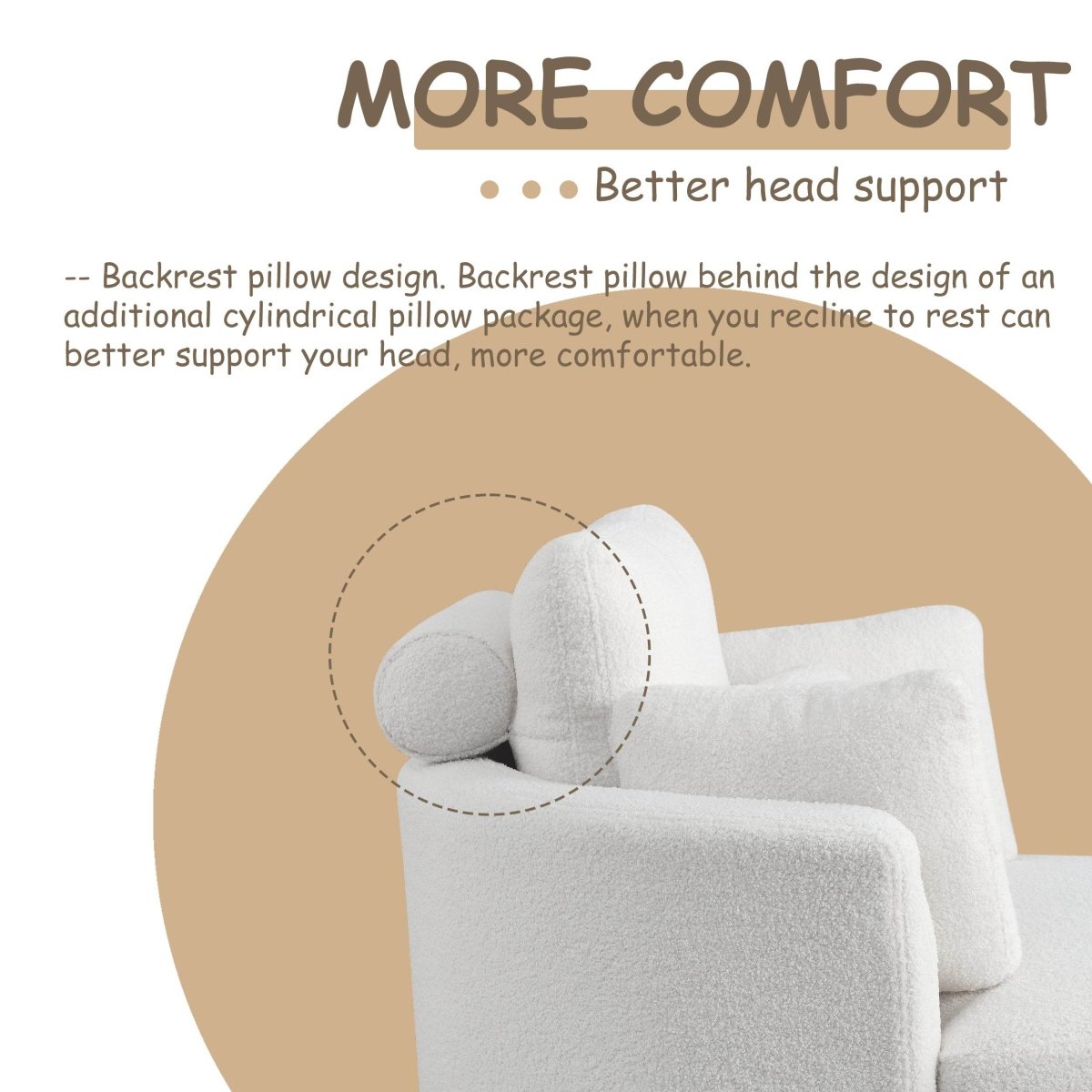 Oversized Swivel Fabric Lounge Chair - Omega Lifestyles