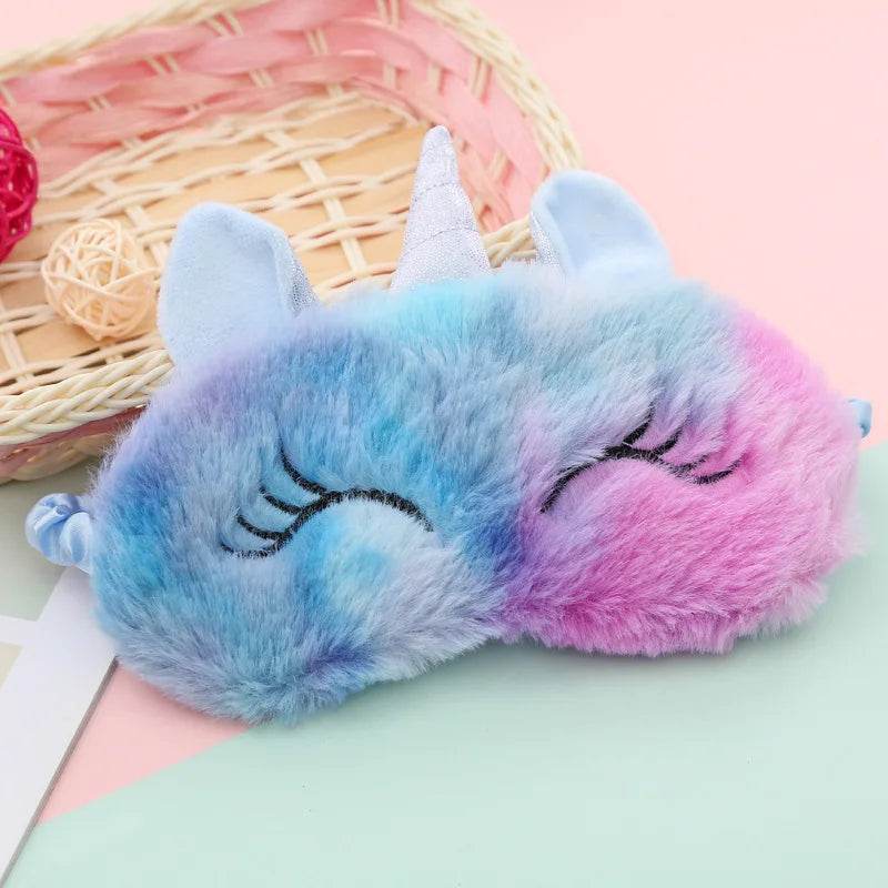 Plush Cute Animal Sleeping Eye Mask For Kids - Sleep Galleria