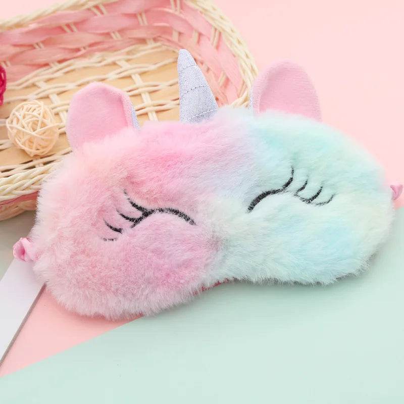 Plush Cute Animal Sleeping Eye Mask For Kids - Sleep Galleria