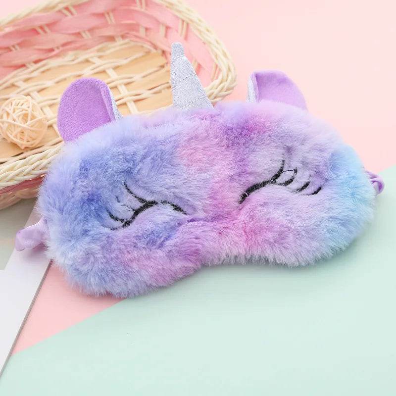 Plush Cute Animal Sleeping Eye Mask For Kids - Sleep Galleria