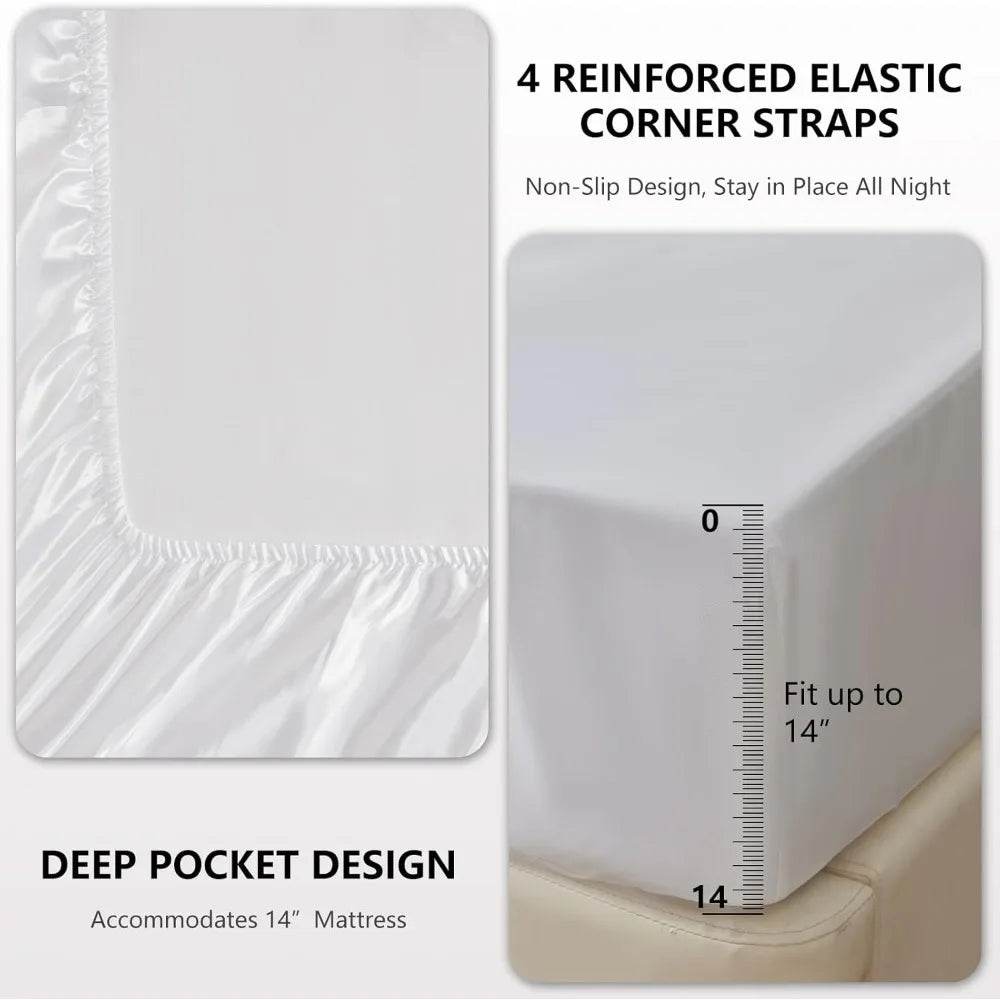 Silky Soft Satin Sheet Set - Omega Lifestyles