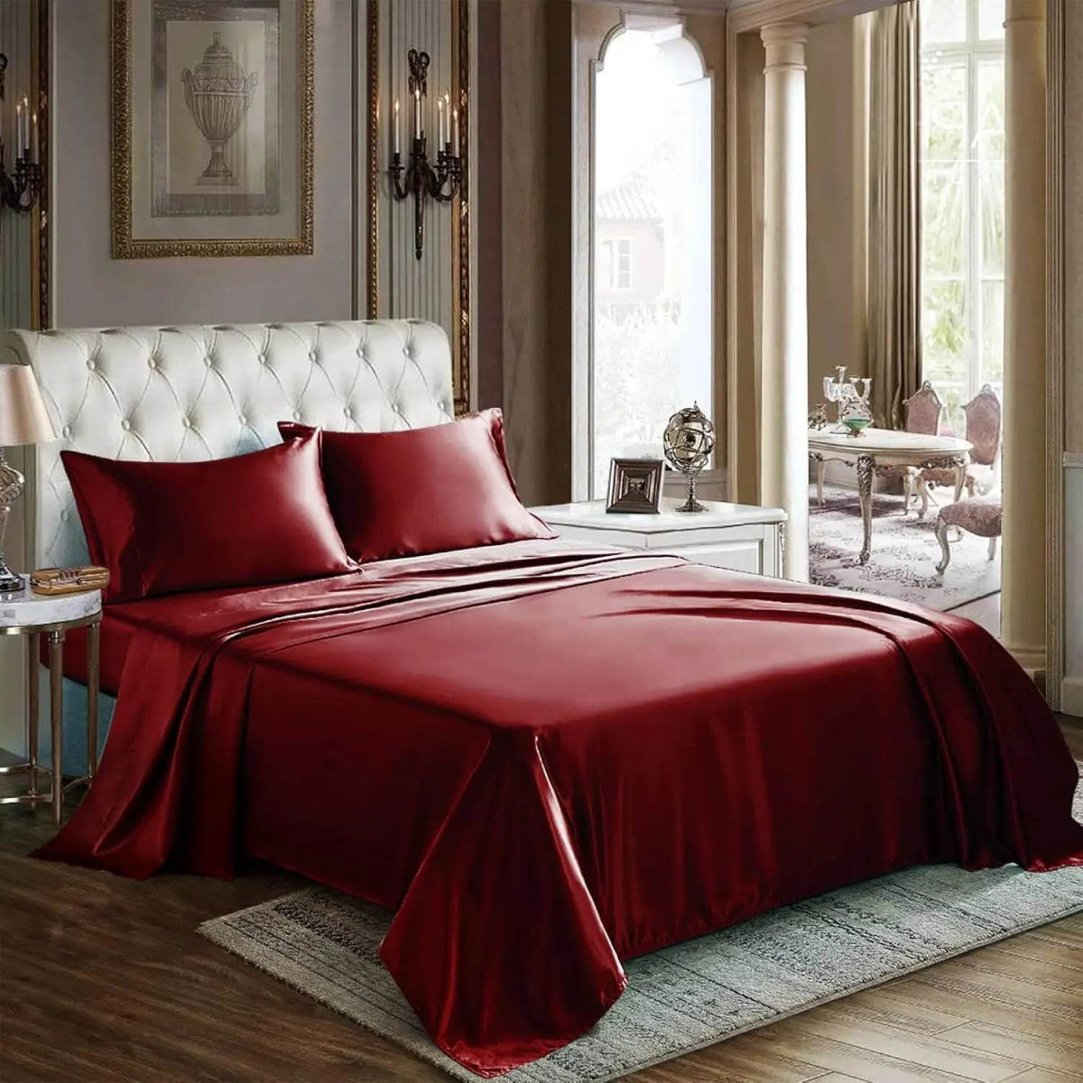 Silky Soft Satin Sheet Set - Omega Lifestyles