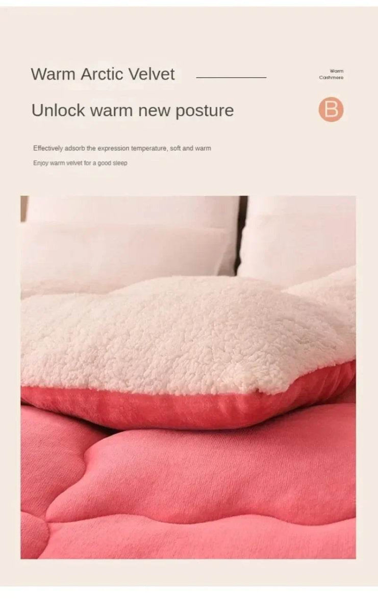 Soft Lamb Cashmere Wool Thickened Winter Blanket - Omega Lifestyles