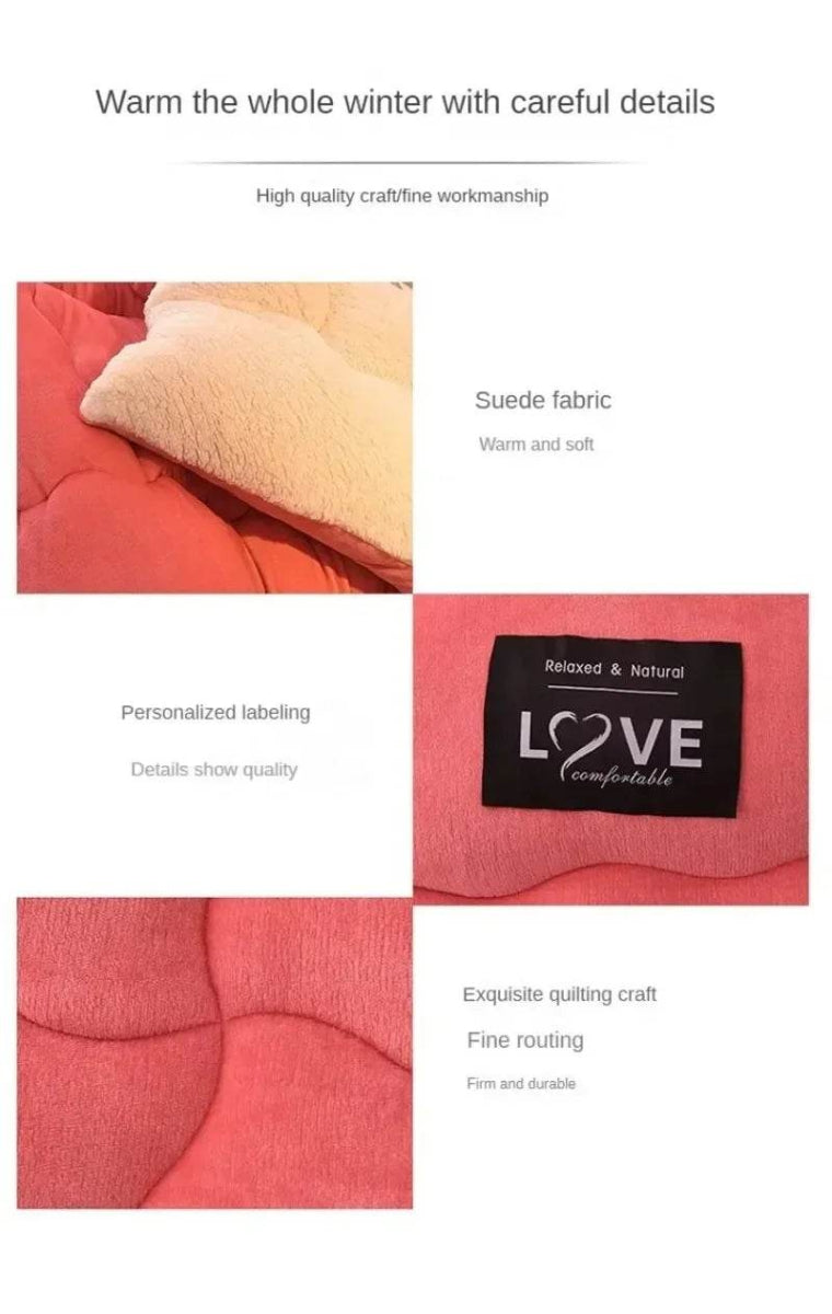 Soft Lamb Cashmere Wool Thickened Winter Blanket - Omega Lifestyles