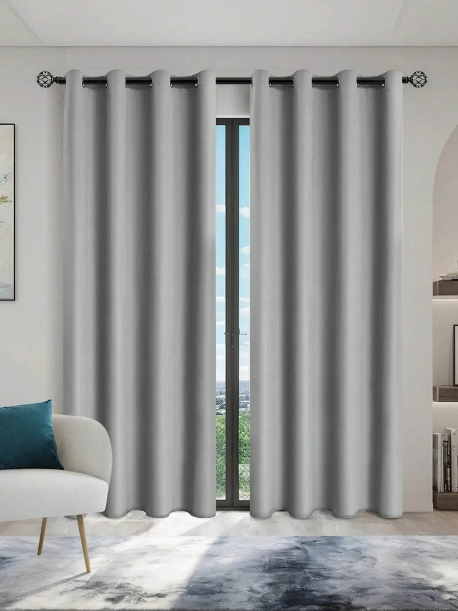 Solid Blackout Curtain Panel With Grommet Top - Sleep Galleria