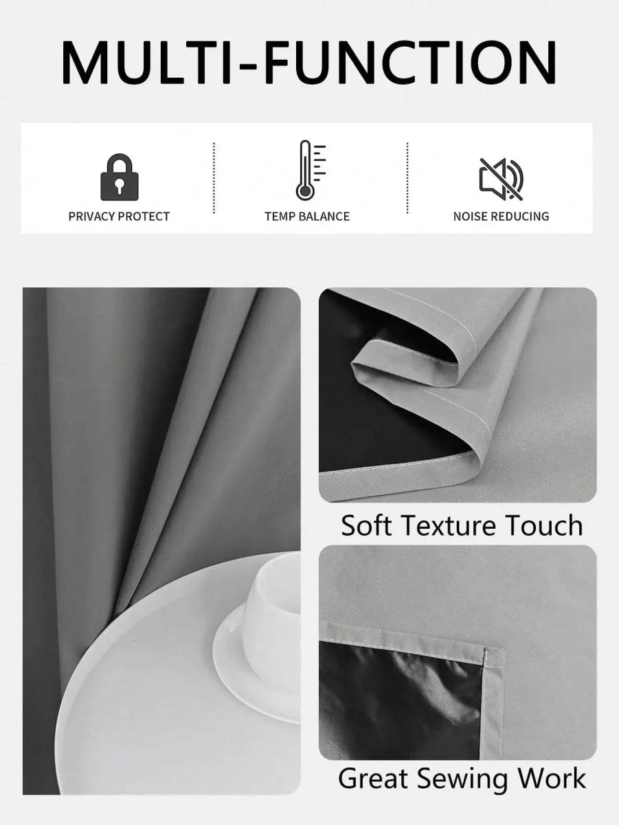 Solid Blackout Curtain Panel With Grommet Top - Sleep Galleria