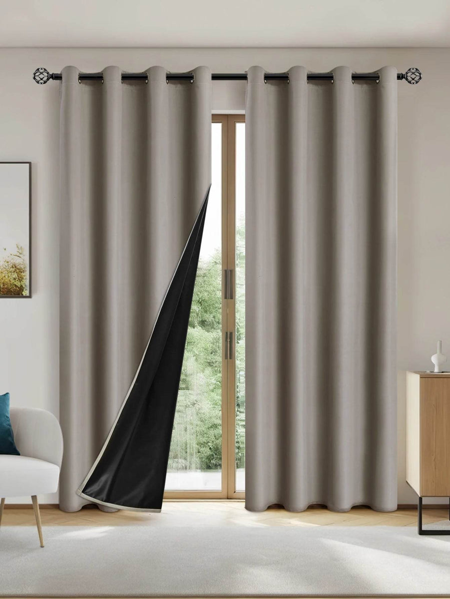 Solid Blackout Curtain Panel With Grommet Top - Sleep Galleria