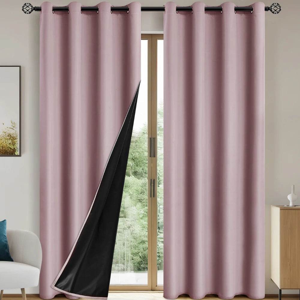 Solid Blackout Curtain Panel With Grommet Top - Sleep Galleria
