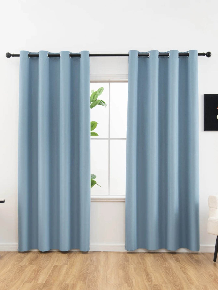 Solid Blackout Curtain Panel With Grommet Top - Sleep Galleria