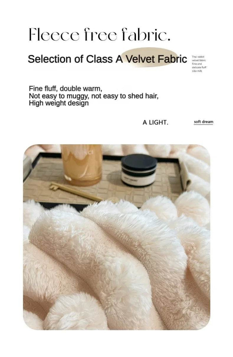 Thickened Wide Striped Multifunctional Blanket - Sleep Galleria