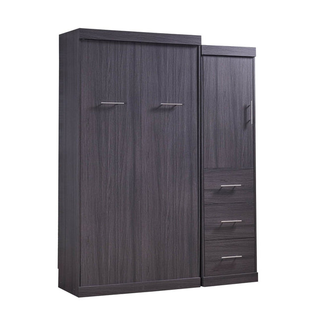 Twin Foldable Murphy Bed With Wardrobe And Drawers - Omega Lifestyles