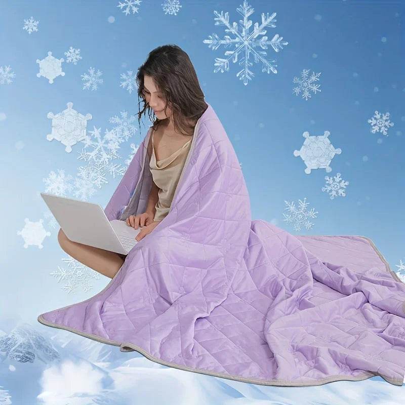 Ultra-Soft Lightweight Breathable Summer Cooling Blanket - Sleep Galleria