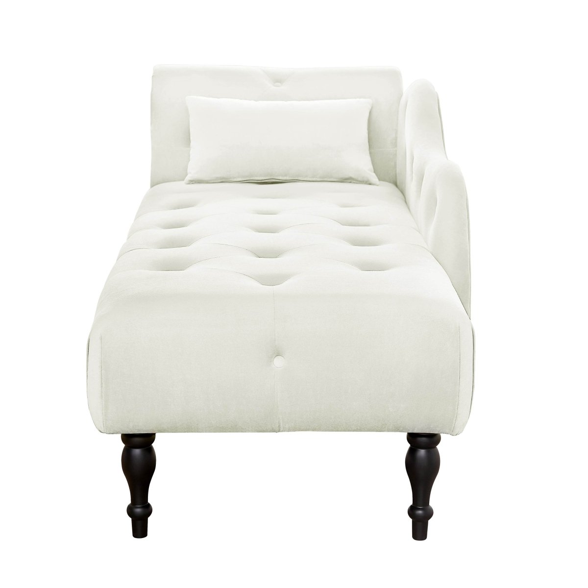 Velvet Tufted Chaise Lounge Chair - Sleep Galleria