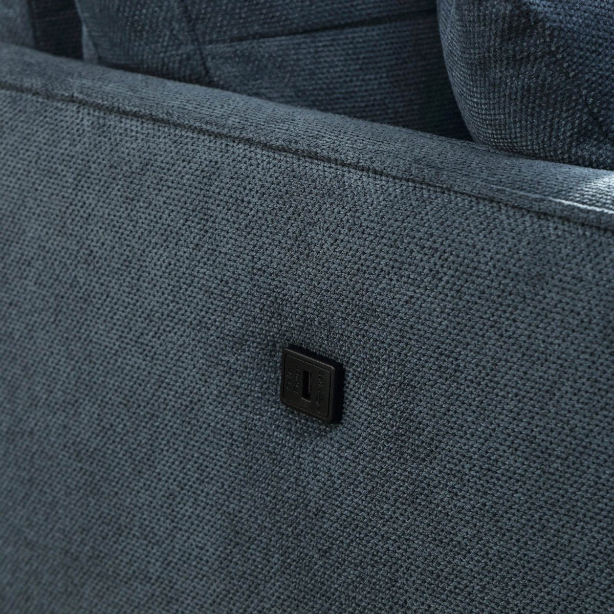 Waterproof Fabric Loveseat Sofa With USB - Sleep Galleria