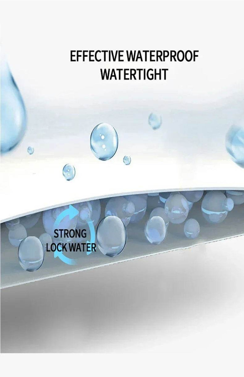 Waterproof Mattress Protector Cover Bed Fitted Sheet Single/Double/140/150/160 Muti Size Gray/White No Pillowcases - Sleep Galleria