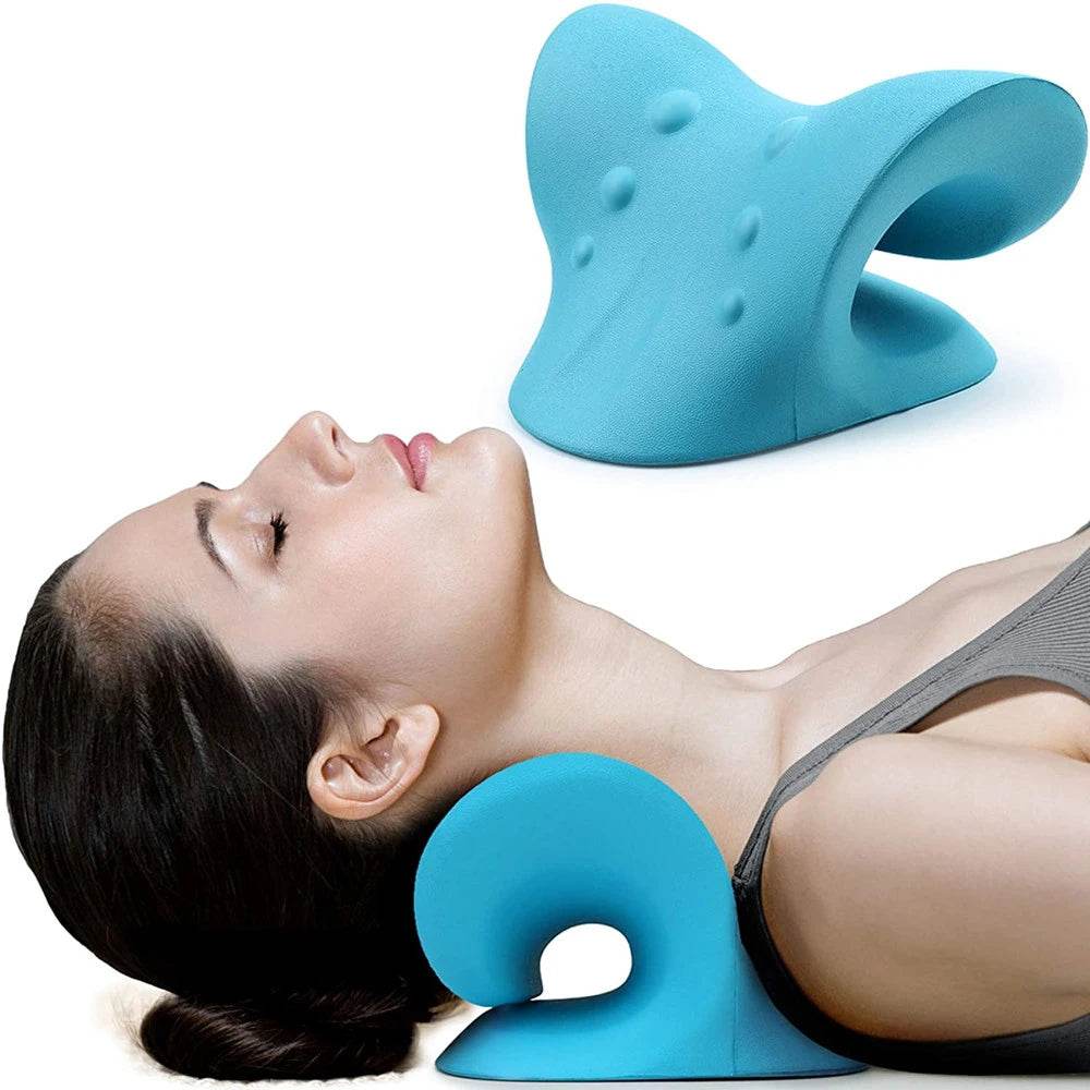 Ergonomic Neck Massage Pillow Cervical Traction Device - Sleep Galleria