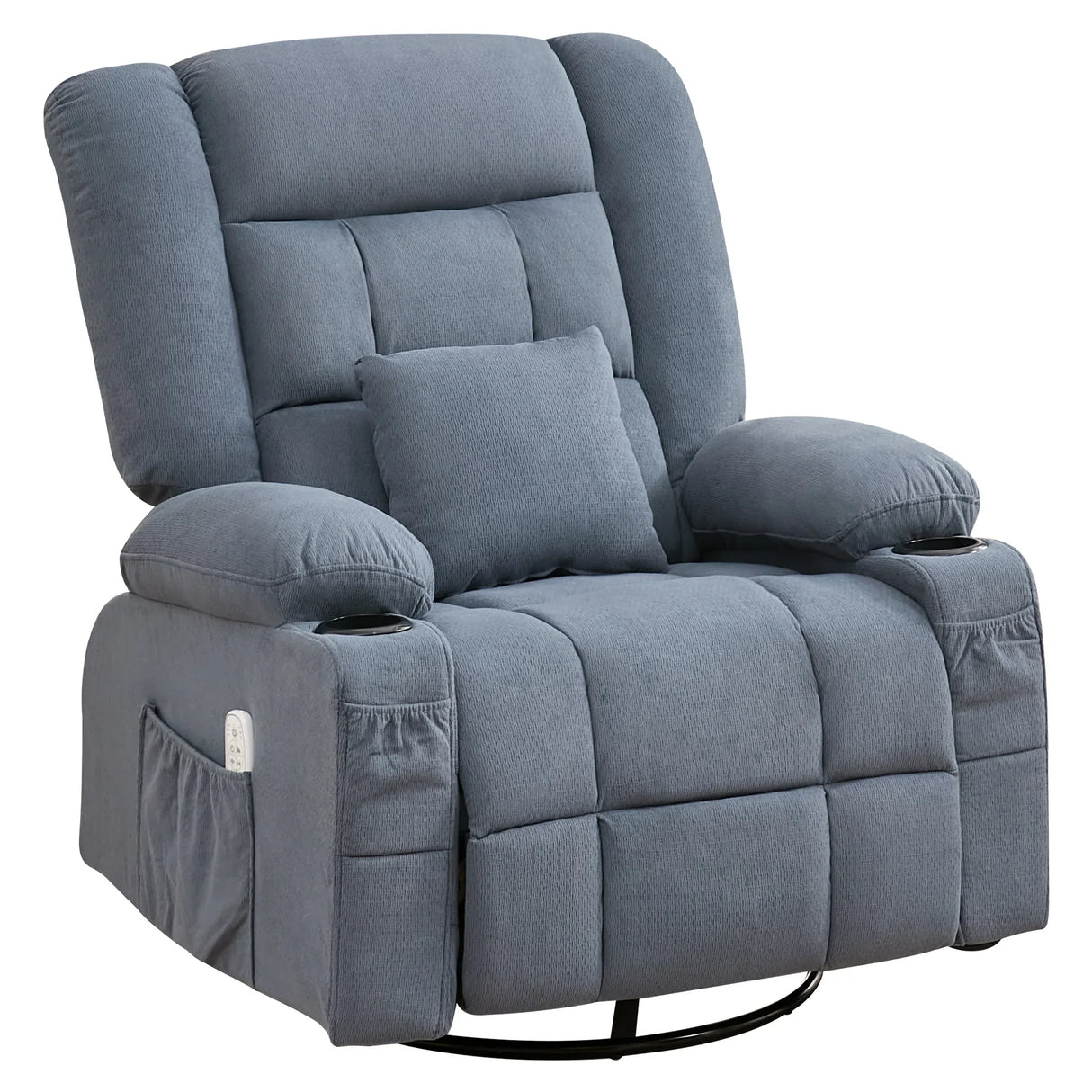 3D Kneading Heated Rocker Recliner Chair With USB Port - Omega Lifestyles