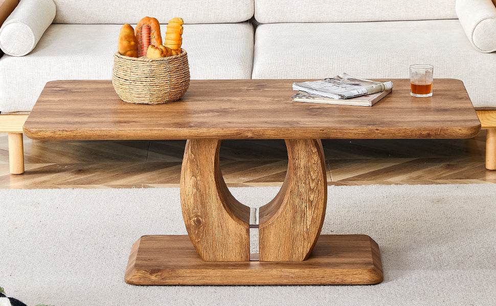 Modern Wood MDF Multipurpose Rectangular Coffee Table - Sleep Galleria