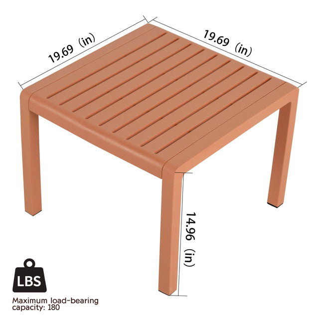 2-Piece Weatherproof Indoor Outdoor Polypropylene Furniture Set - Omega Lifestyles