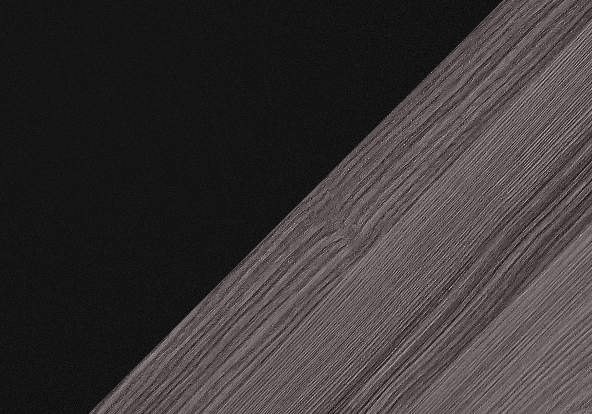 Contemporary 42-Inch Black Grey Particle Board TV Stand - Sleep Galleria