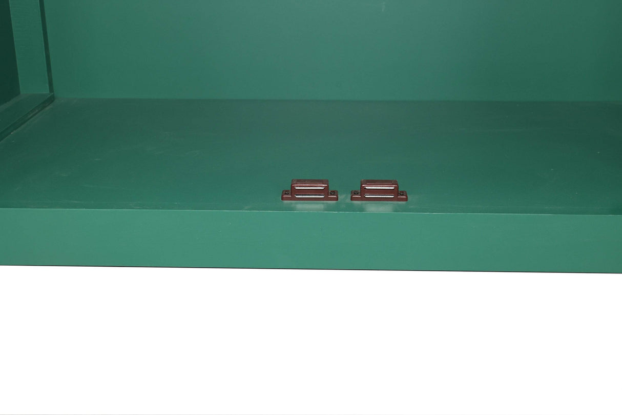 Vintage Green Accent MDF Cabinet With 4 Doors - Sleep Galleria