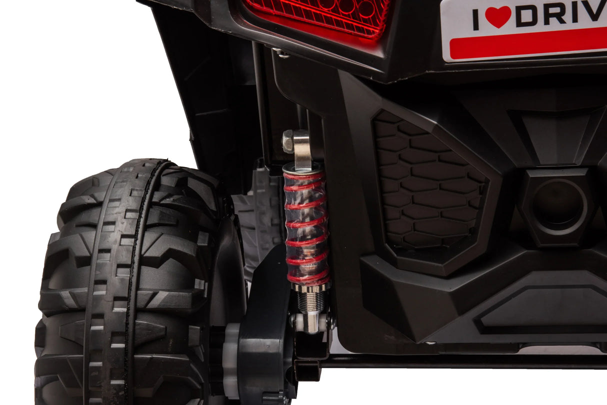 Four-Wheel Drive Pink Leather Seat Ride-On Car - Omega Lifestyles