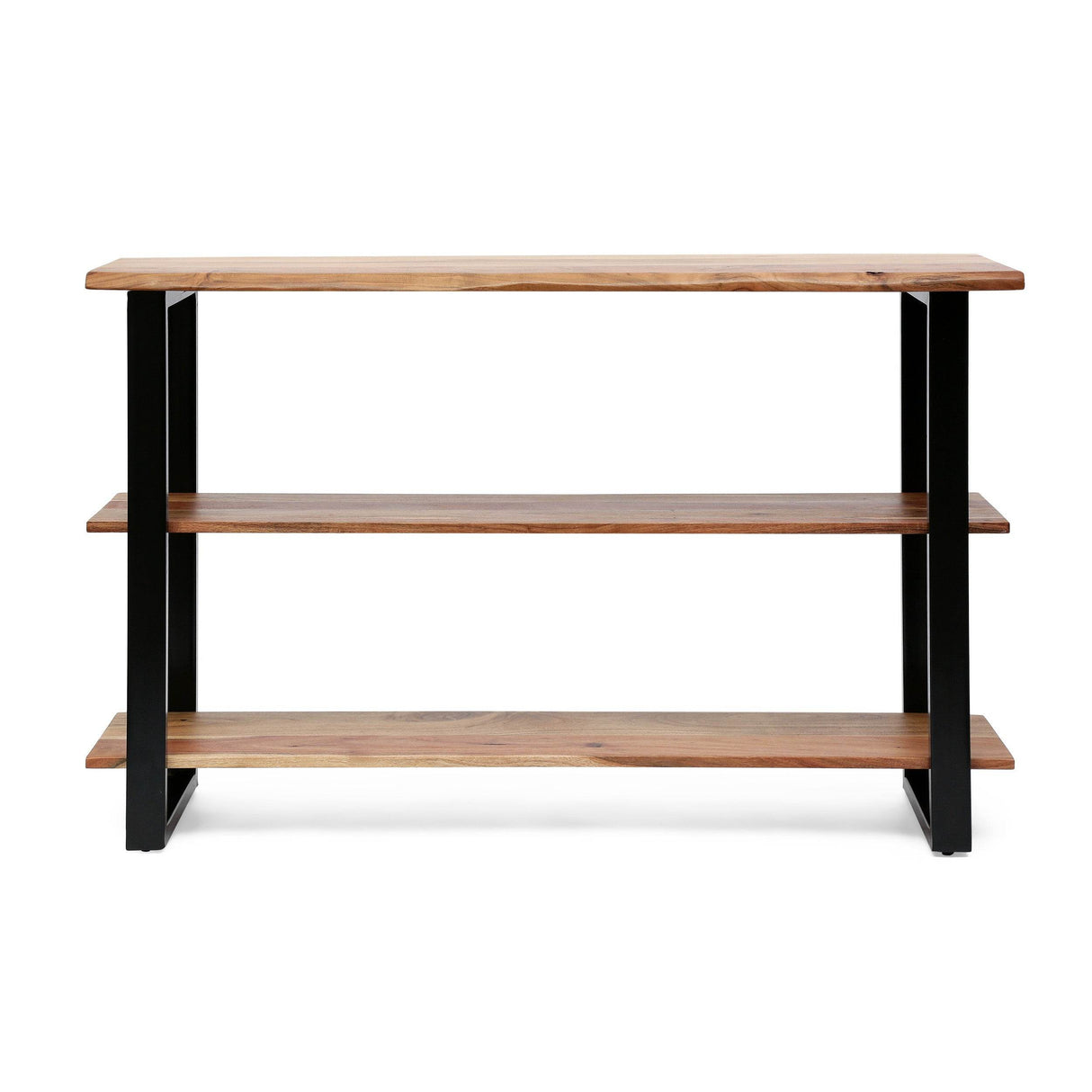 Handcrafted Modern Industrial MDF Metal Media Console Table - Sleep Galleria