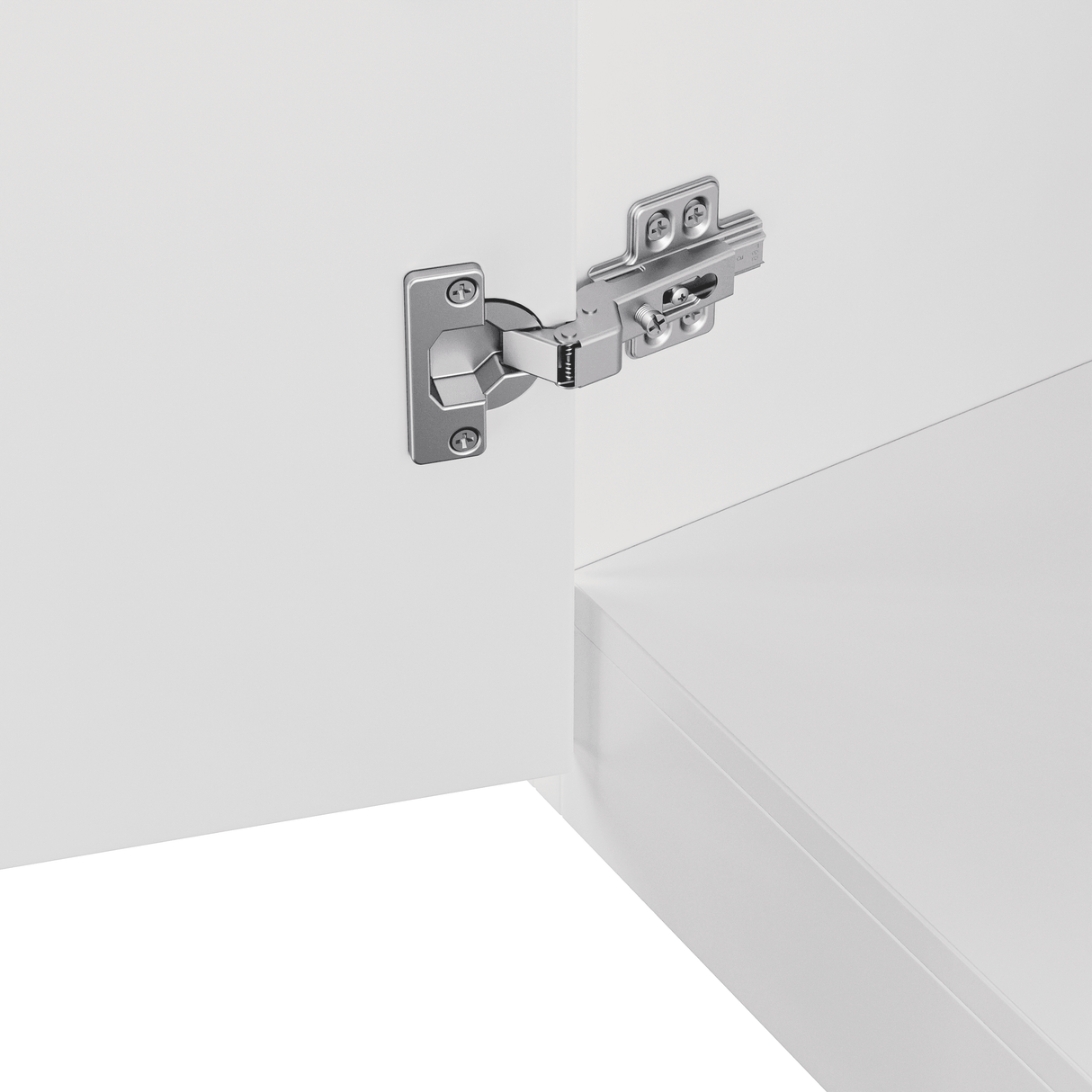 High Gloss White MDF TV Stand With LED Lights - Sleep Galleria