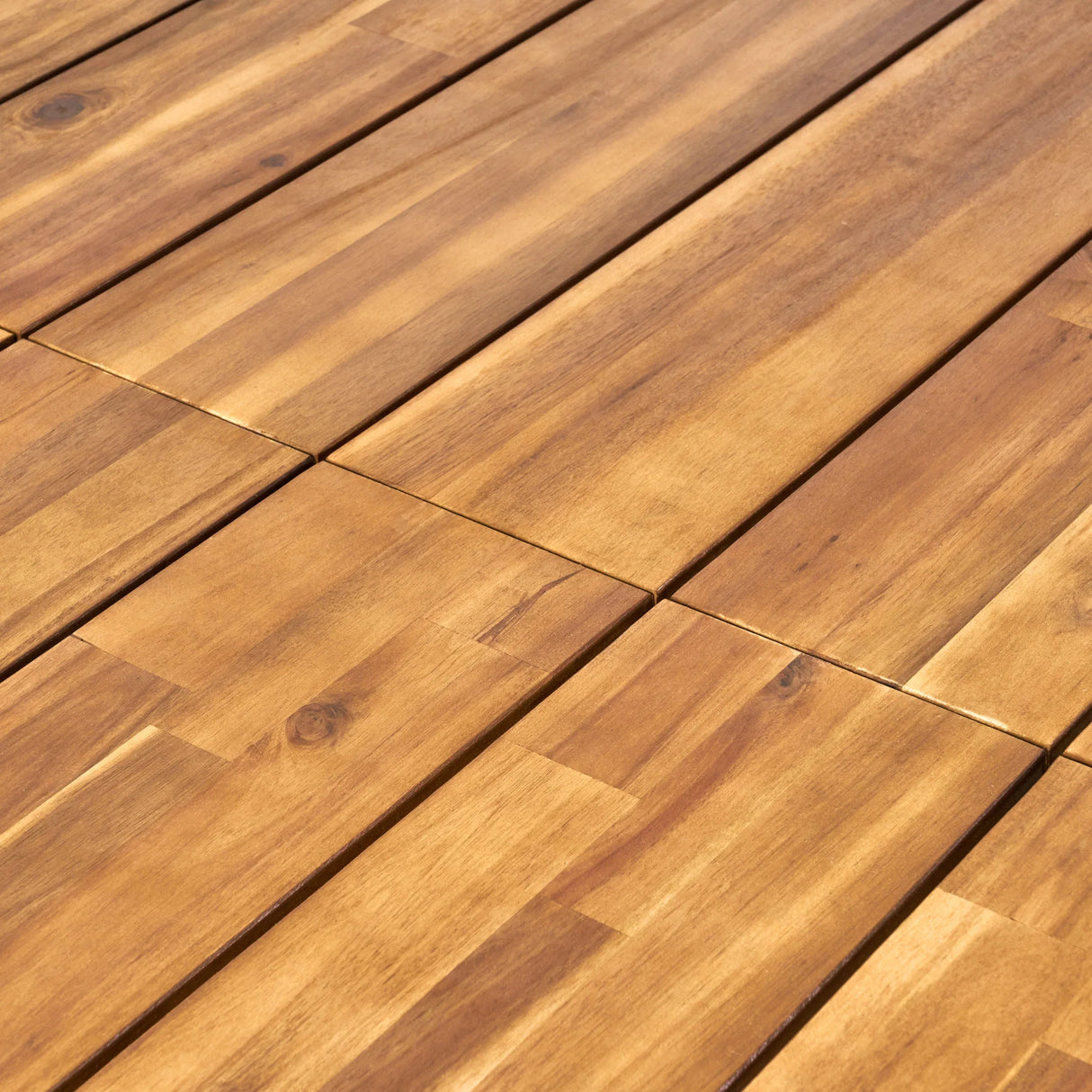 Acacia Wood Patio Dining Table And Chairs Set Of 5 - Omega Lifestyles