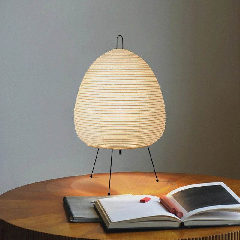 Japanese Rice Paper Tripod Led Table Lamp - Sleep Galleria