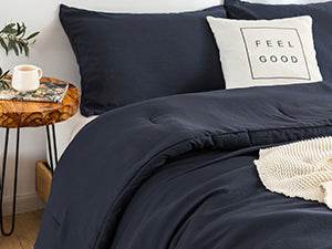 2-Piece Plush Microfiber Comforter Set With Pillow Shams - Sleep Galleria