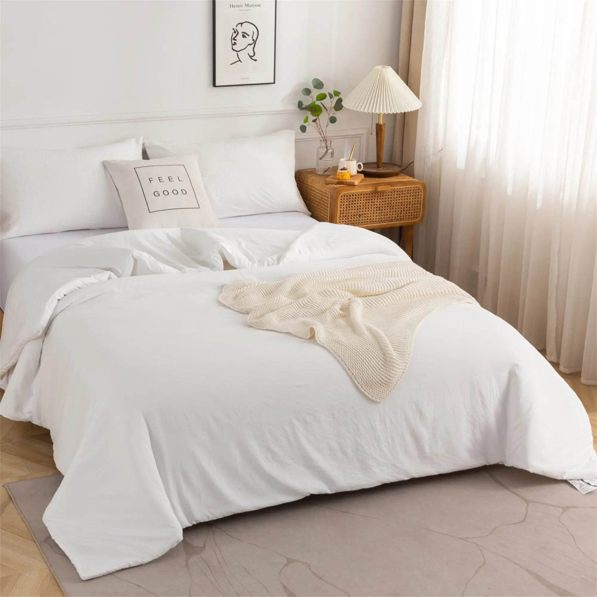 2-Piece Plush Microfiber Comforter Set With Pillow Shams - Sleep Galleria
