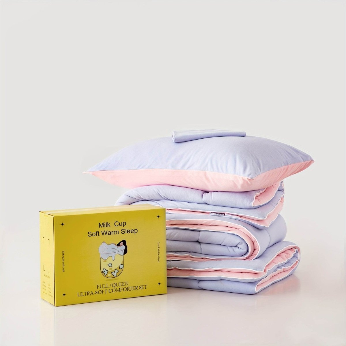 Reversible Ultra-Soft Warm Polyester Comforter Set - Sleep Galleria