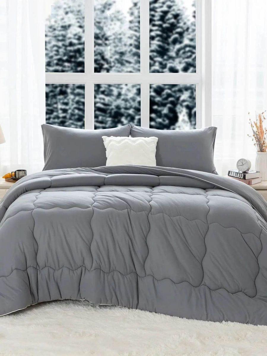 Reversible Ultra-Soft Warm Polyester Comforter Set - Sleep Galleria