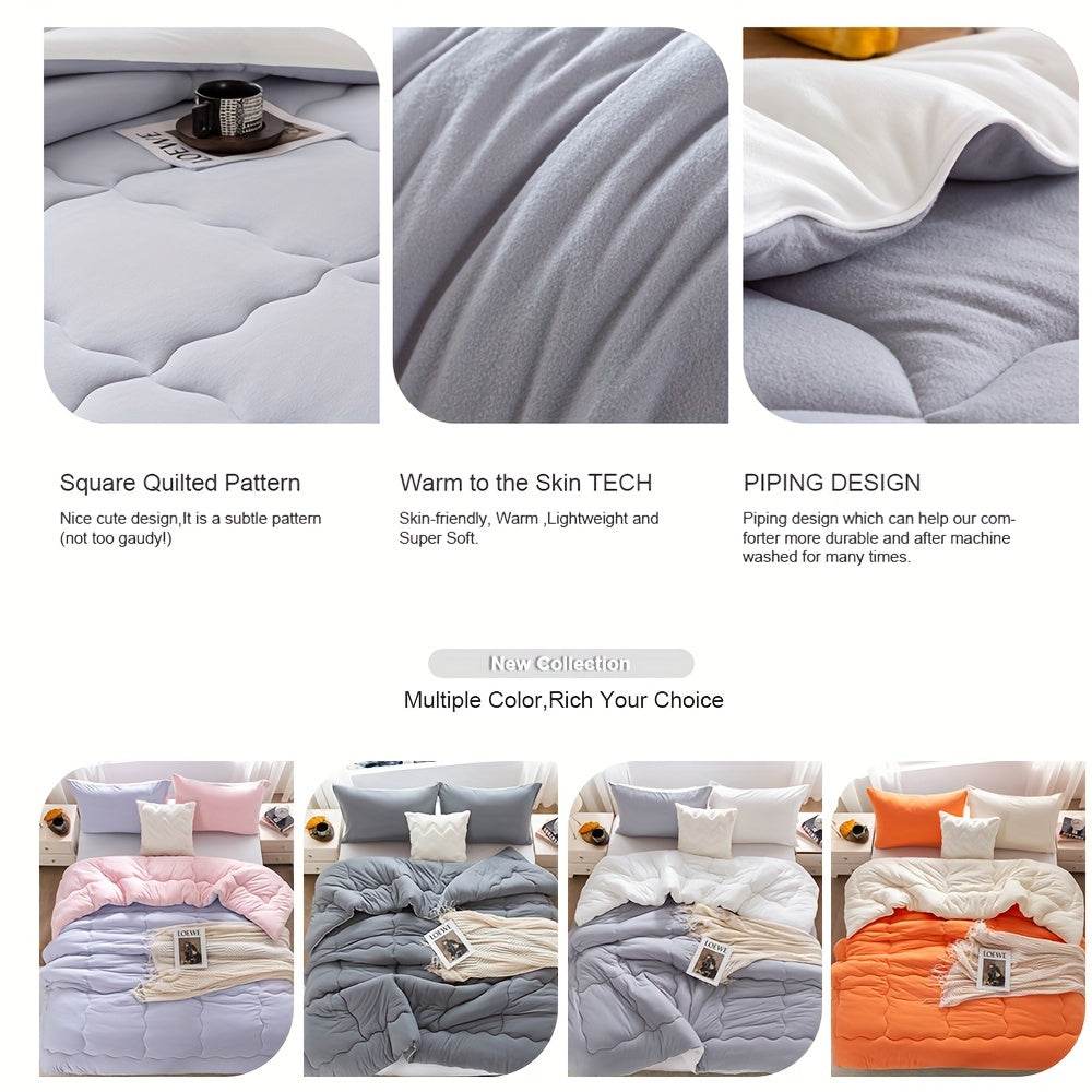 Reversible Ultra-Soft Warm Polyester Comforter Set - Sleep Galleria