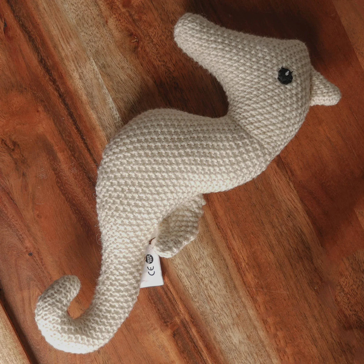 Handmade Hypoallergenic Cotton Soft Seahorse Plush Toy - Omega Lifestyles